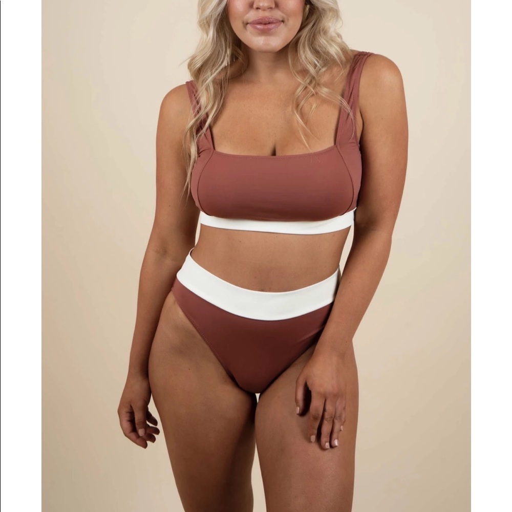 Blush two piece swimsuit